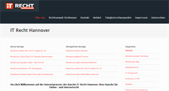Desktop Screenshot of itrecht-hannover.de