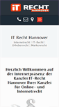 Mobile Screenshot of itrecht-hannover.de