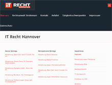 Tablet Screenshot of itrecht-hannover.de